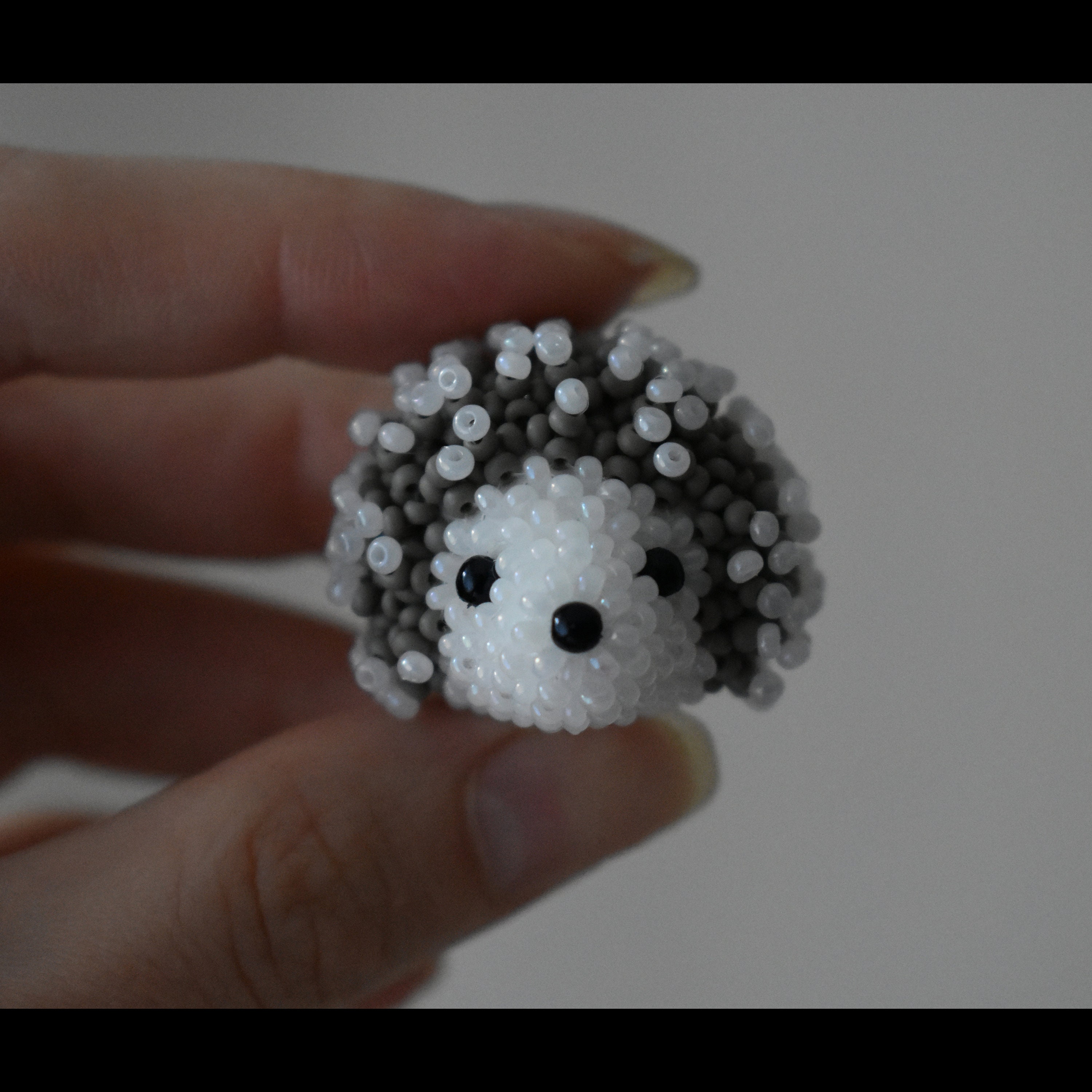 3D Bead Pattern 3d Beading Hedgehog Tutorial Easy Beaded | Etsy UK