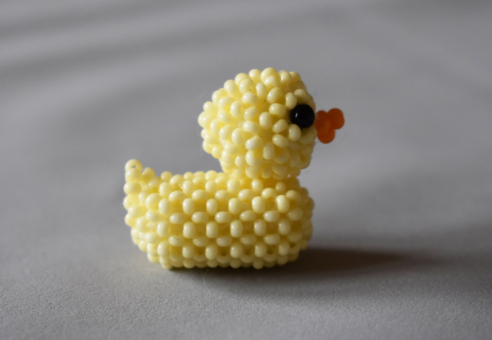 Beaded Duck Beaded Yellow Duck Beaded Toy Beaded Keychains Etsy