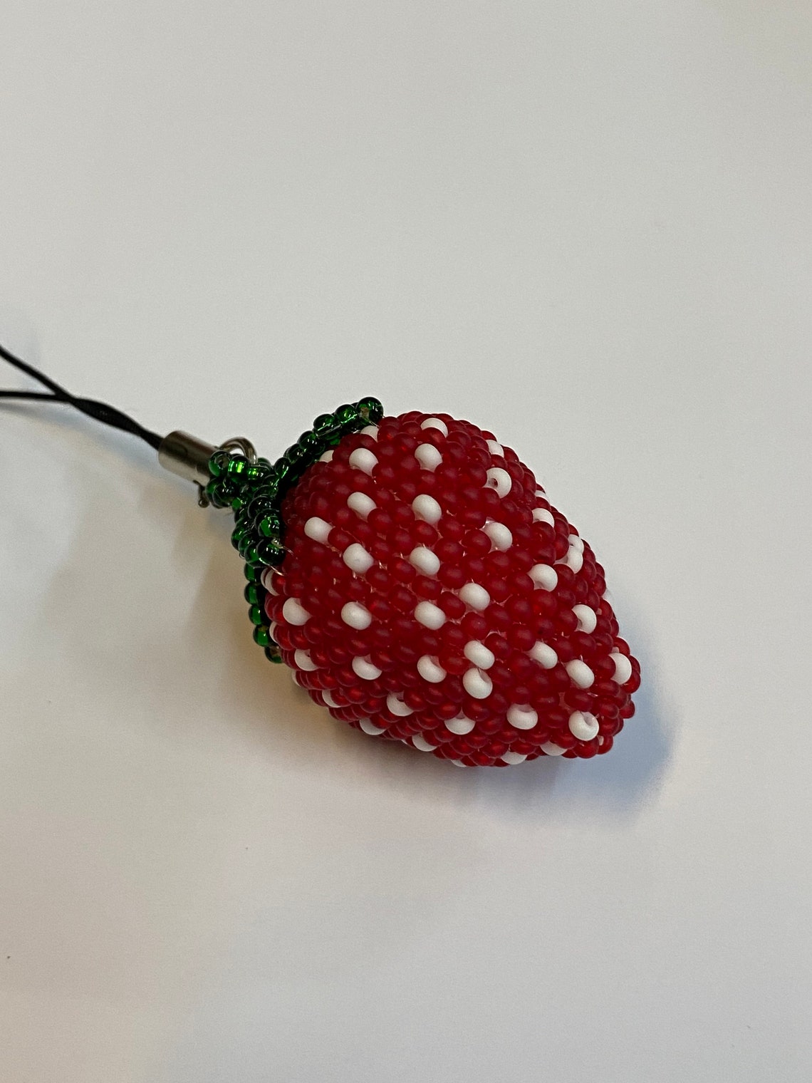 Strawberry decor. Strawberry keychain and toy. Red strawberry Etsy