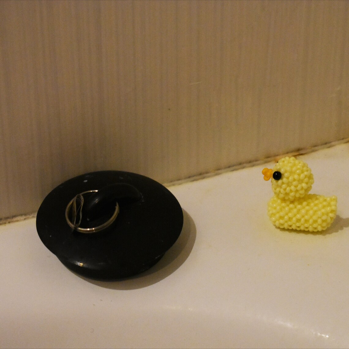 Beaded Duck Beaded Yellow Duck Beaded Toy Beaded Keychains Etsy