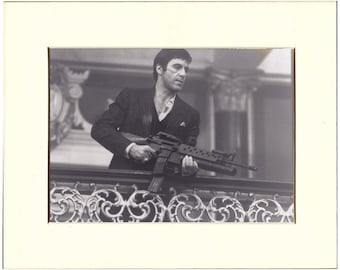 Al Pacino Scarface photo, original press photo, vintage mafia gangster boss photo, Hollywood photo, wall art photograph, classic 1980s movie