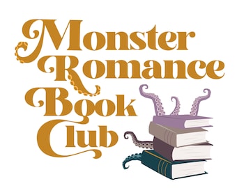 Monster Romance Tentacle Book Club Sticker | Computer sticker, water bottle sticker, romance reader, monster romance, sticker