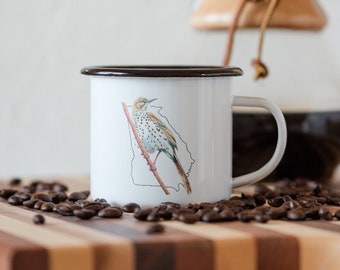 Georgia Bird Camping Mug Gardening Gift for Mom Gift for Dad Bird Lover Gift Ideas Bird Mug Unique Coffee Mug State Bird Mug