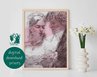 Jane Austen, Emma, Movie Fan Gift, Digital download, Wall art, Home décor, Art Print Collection, Printable Digital Downloads