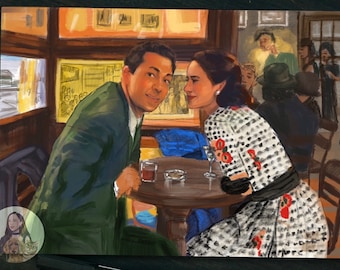 Mrs. Maisel | Benjamin Ettenberg | Love | Romance | post art | Wall art | home decor | Art Print Collection |