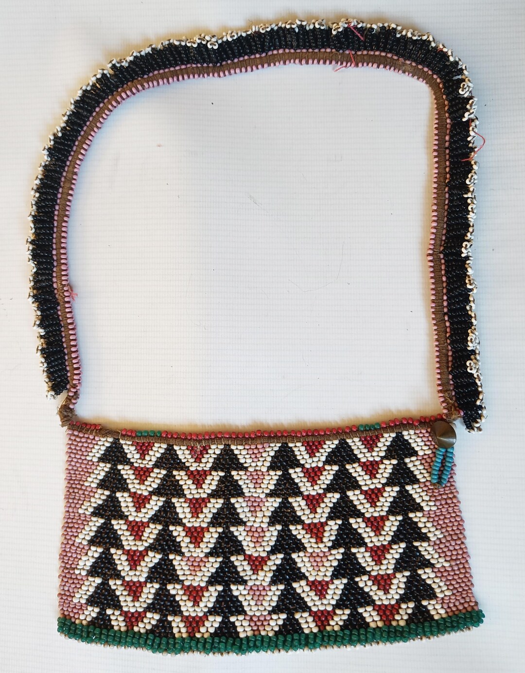 Fine Antique Beadwork Necklace Xhosa Zulu South Africa 19th Century - Etsy