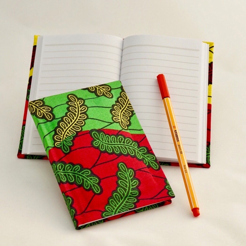 African print notebook