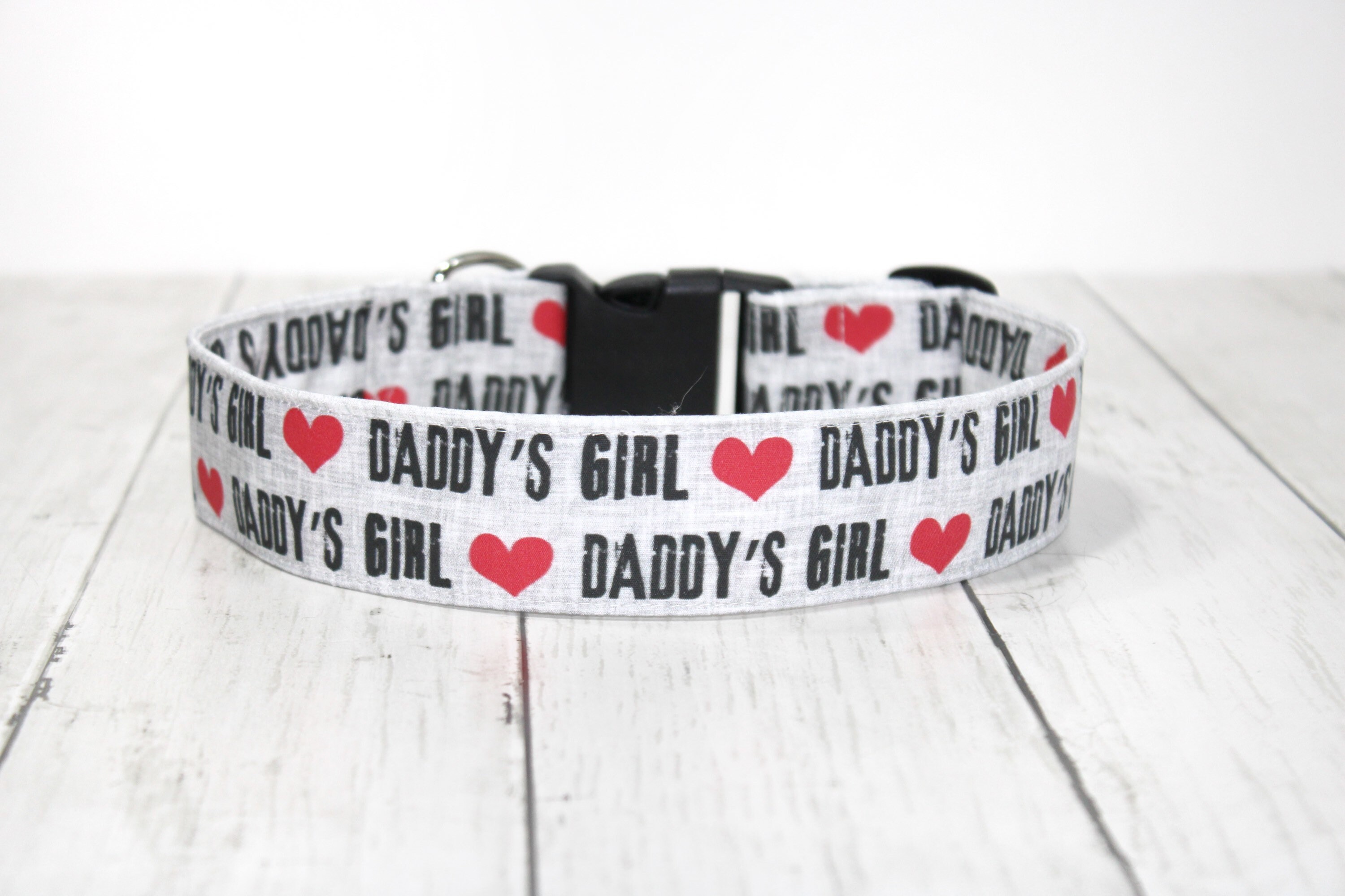 Dog Collar/ Daddy's Girl Dog Collar/ Dog Dad Dog Collar/ Etsy