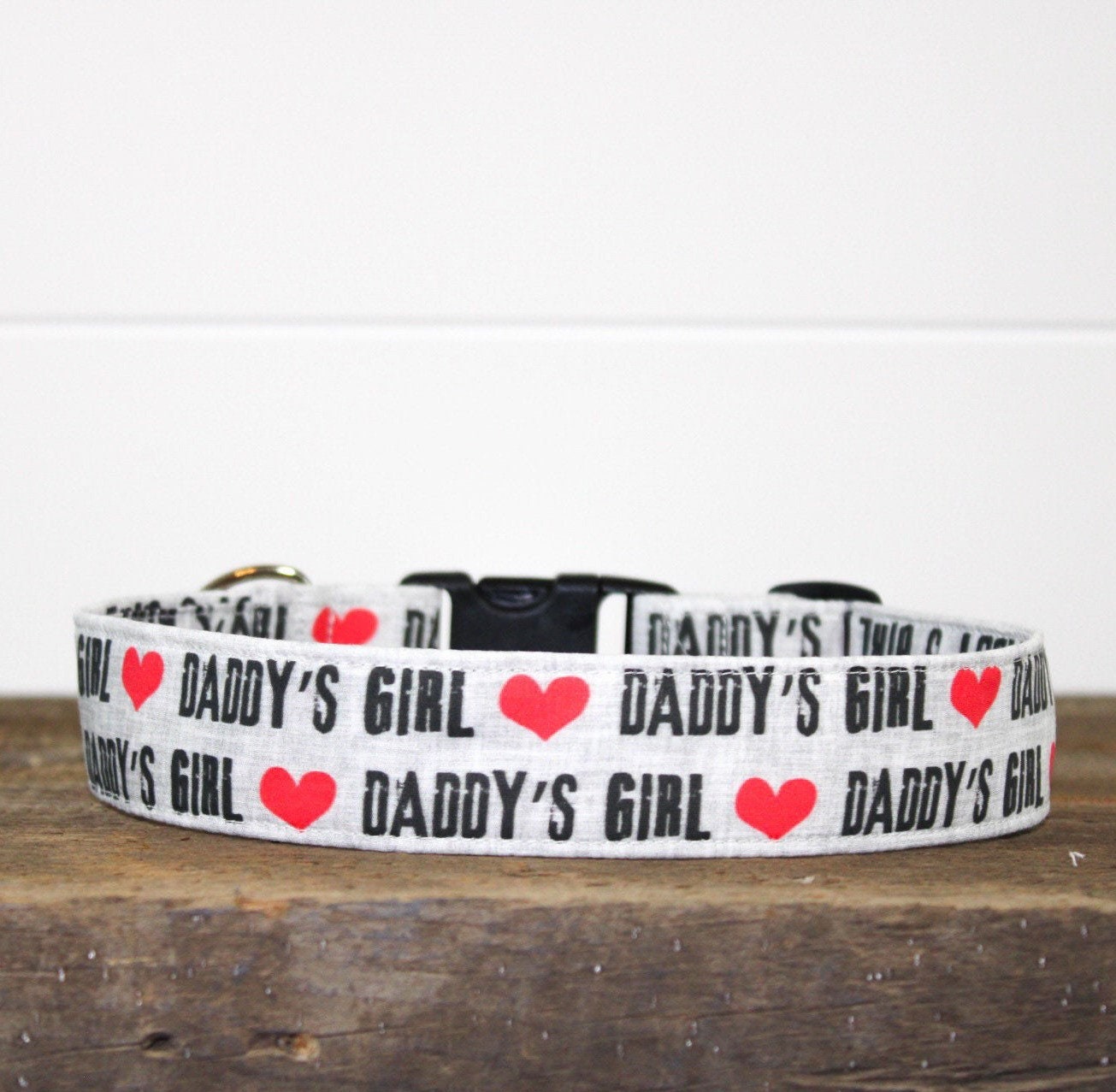Dog Collar/ Daddy's Girl Dog Collar/ Dog Dad Dog Collar/ Etsy UK