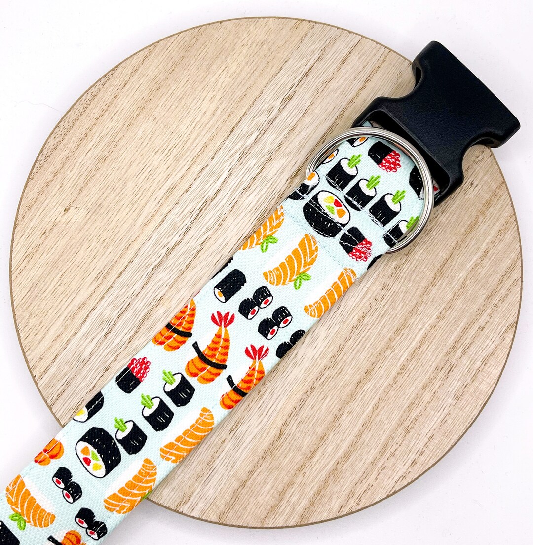Dog Collar/ Sushi Dog Collar/ Food Dog Collar/ Fabric Dog - Etsy