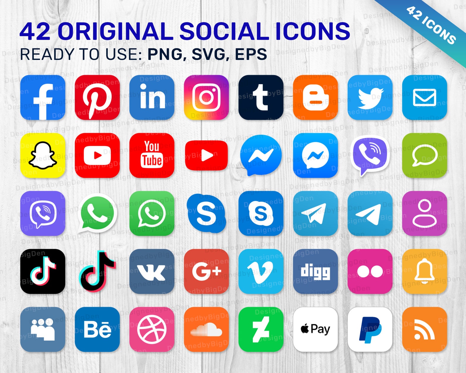 free social media svg icons