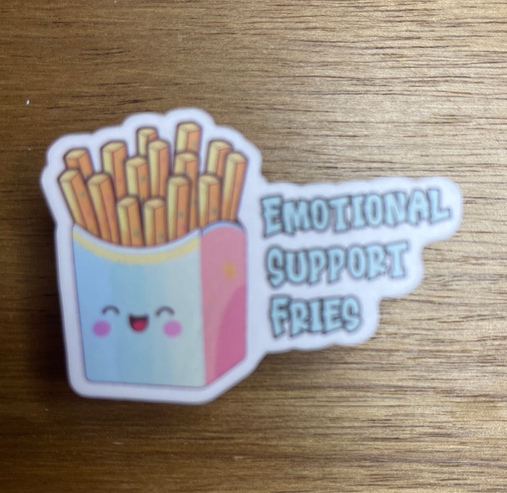 Emotional Support Fries Sticker Gift for POTS, Spoon Theory