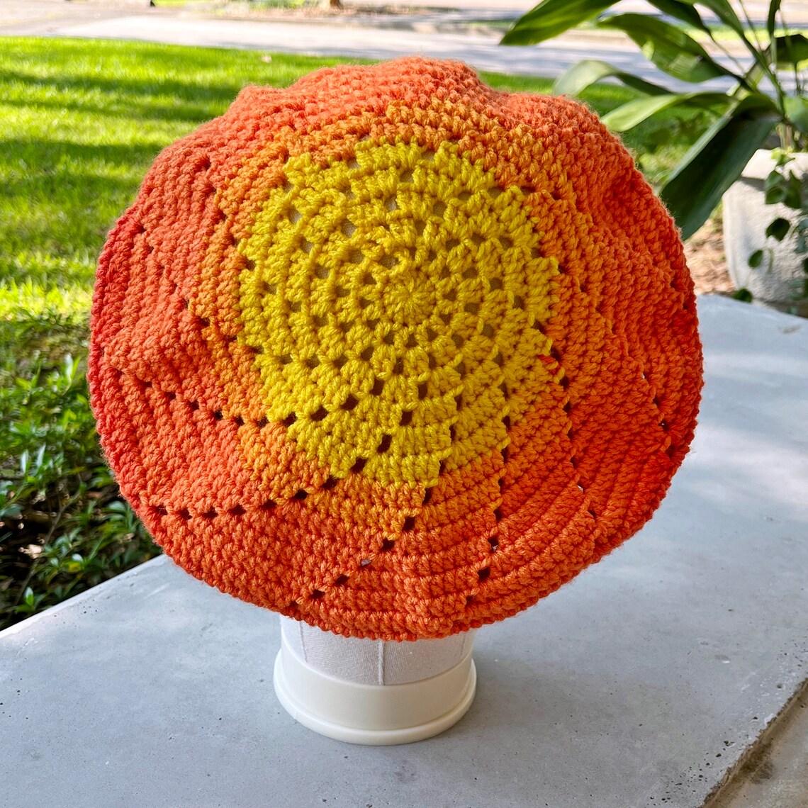 Crochet Beret Pattern Instant Download Pdf SUNSHINE Etsy