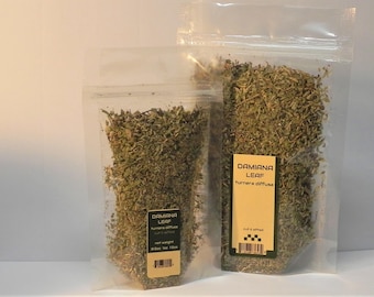 Damiana Leaf cut and sifted - 1 ounce - BUY 2 get 4FREE - Turnera Diffusa - herbal tea