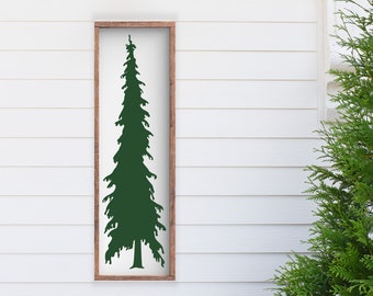 Skinny Christmas Tree Farmhouse Sign, Christmas Sign, Farmhouse Christmas, Christmas Decor, Tree Farm Sign, Hallway Christmas Sign