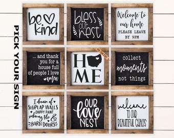 Meh Mini Wood Sign
