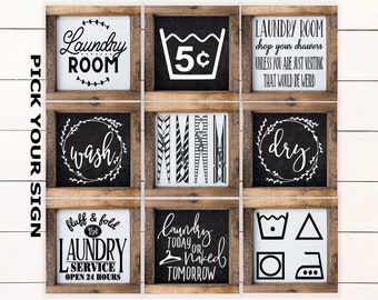 Laundry Room Signs Etsy