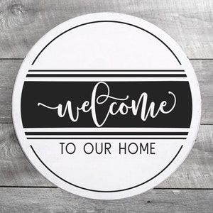 Welcome to Our Home Sign, Entry Way Sign, Living Room Sign, Welcome Sign, Foyer Sign, Farmhouse Home Sign, Our Home Sign, Farmhouse Sign