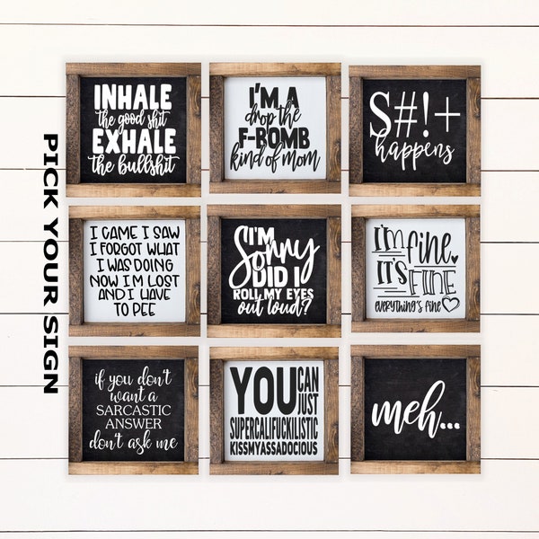 Mini Sign - Etsy