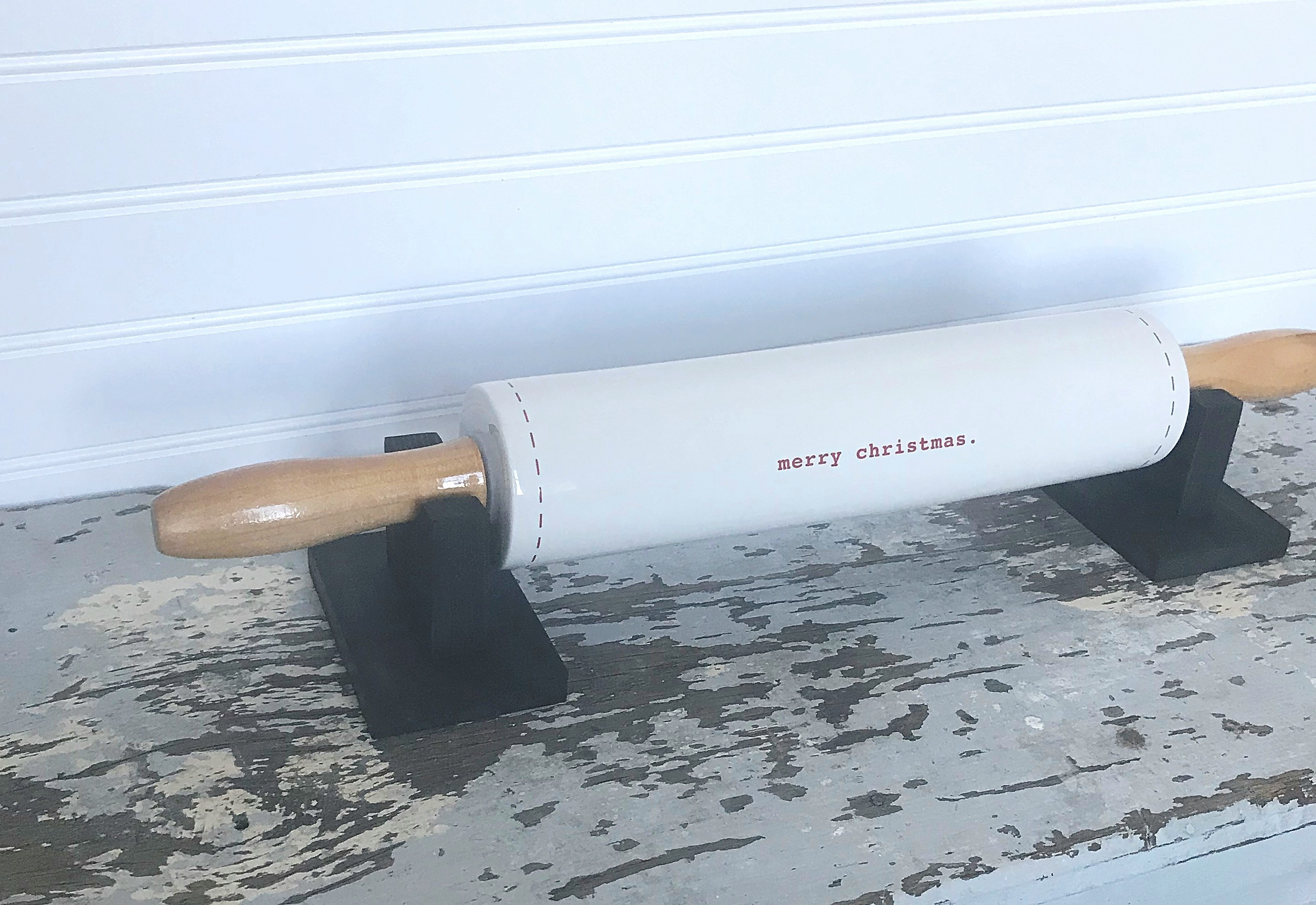 Wood Rolling Pin Stand for Rae Dunn. Farmhouse riser Rolling Etsy