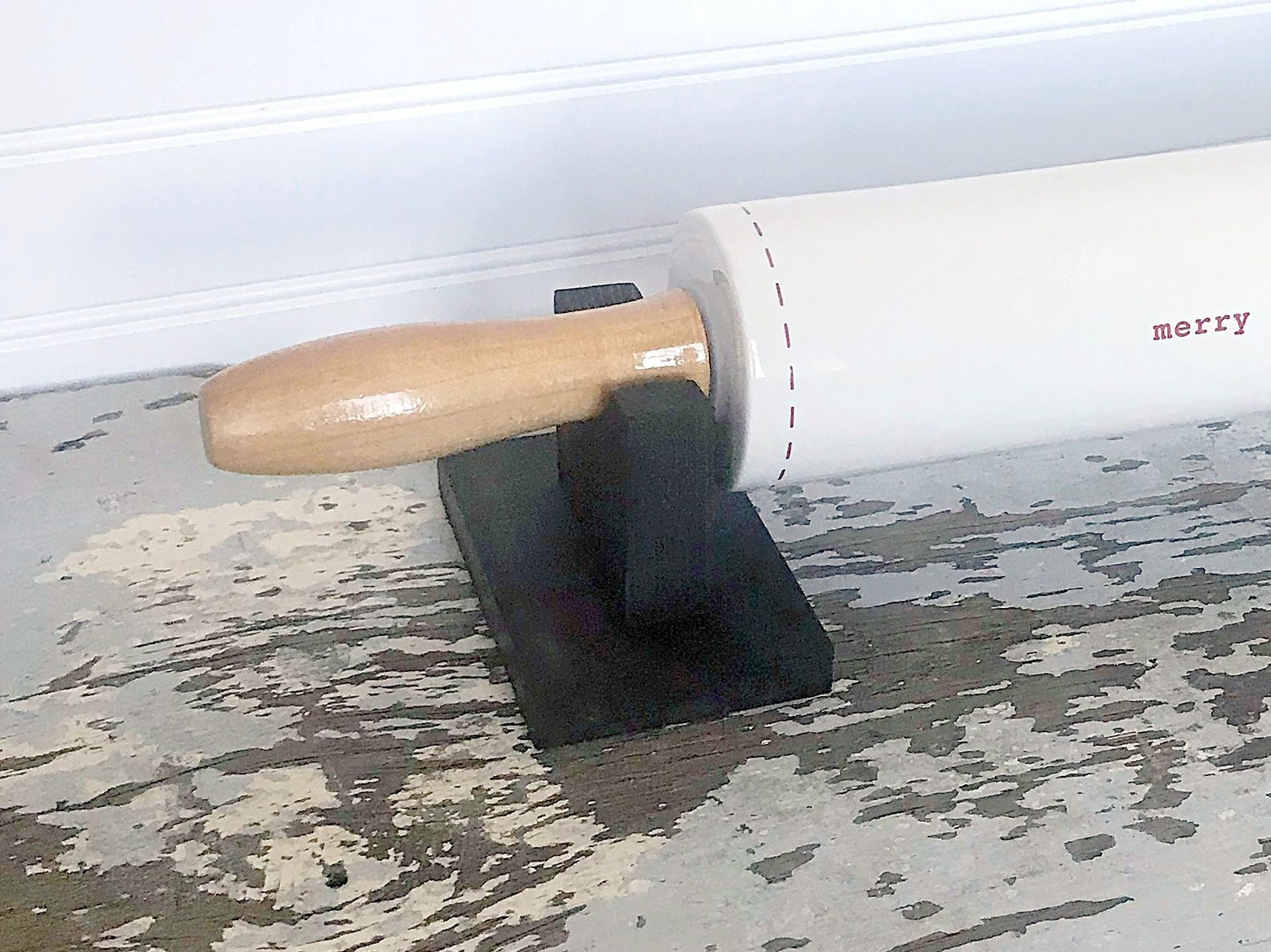 Wood Rolling Pin Stand for Rae Dunn. Farmhouse riser Rolling Etsy