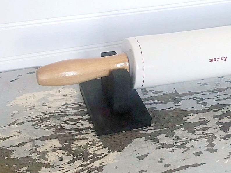 Wood Rolling Pin Stand for Rae Dunn. Farmhouse riser Rolling Etsy