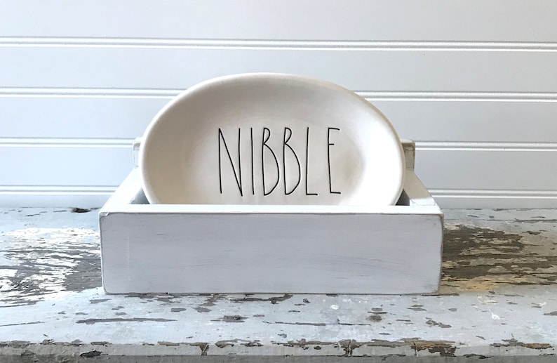 Wood Box Holder for Rae Dunn Ovals. Farmhouse Riser Wood Etsy