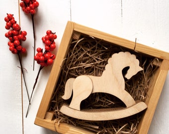 Rocking horse - Rocking horse baby - Rocking horse wooden - Personalised rocking horse - Rocking horse nursery - Nursery decor