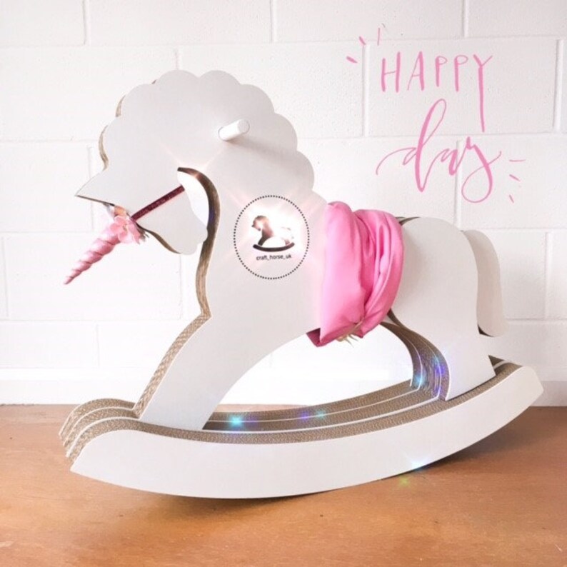 personalised unicorn rocking horse