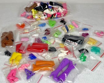 Fashion Doll Shoe Lot 40+ Vtg Matching Pairs and Lg Lot of Singles Fits BARBIE