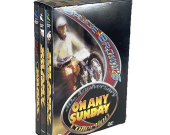 On Any Sunday Collection Bruce Brown Motocross 30th Anniversary 3 DVD Set EUC