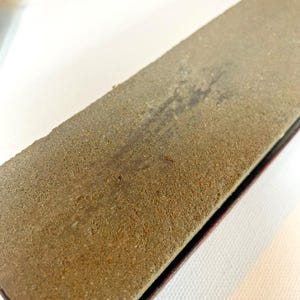 Vtg Acme Knife Sharpening Combination Oil Stone Sharpener Made USA (1930s-50s) afbeelding 9