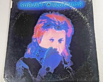 Aldo Nova Subject Vtg 1983 Vinyl LP Record Album Hard Rock Progressive Metal