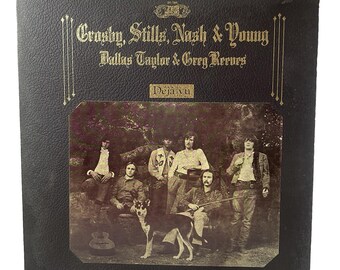 Crosby Stills Nash Young Deja Vu Vtg 1970 Vinyl LP - NEAR MINT