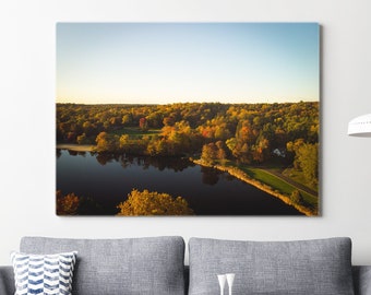 Lago Lucerna 4 - Fotografía del paisaje - Decoración del hogar rústico impresión de fotos