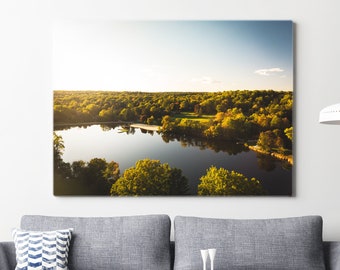 Lago de Lucerna 1 - Fotografía del paisaje - Decoración del hogar rústico impresión de fotos