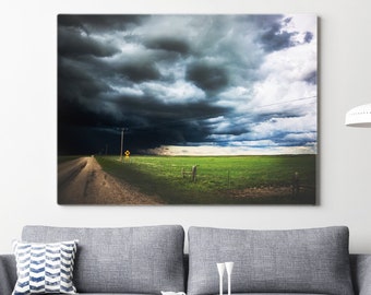 Rolling Storm - Fotografía de paisaje - Decoración rústica del hogar - impresión de la foto de la naturaleza