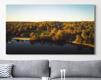 Lago de Lucerna 8 - Fotografía del paisaje - Decoración del hogar rústico impresión de fotos