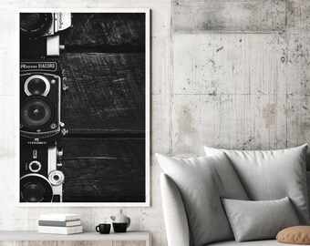 Cámaras Vintage - Fotografía Artística - Decoración de Casa Rústica Impresión de Fotos