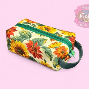 Green and Floral Boxy Bag