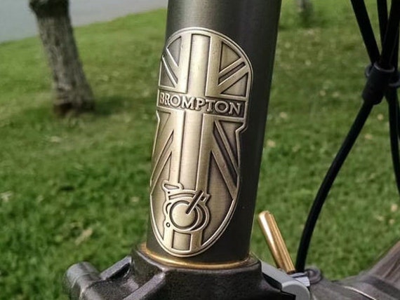 Metallic Head Tube Badge for BROMPTON 