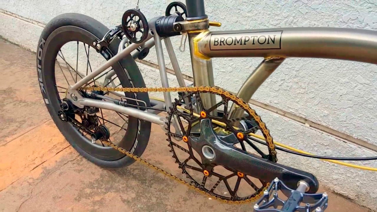 brompton chainring size