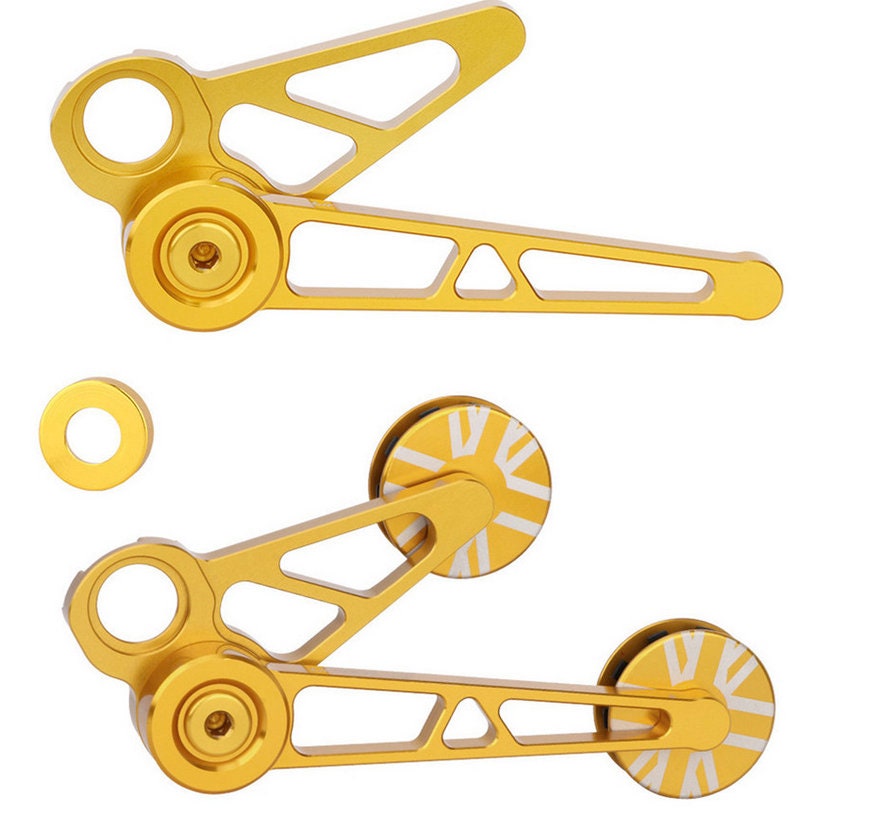 Lightweight Aluminium Chain Tensioner for Brompton 16 Speed Union Jack