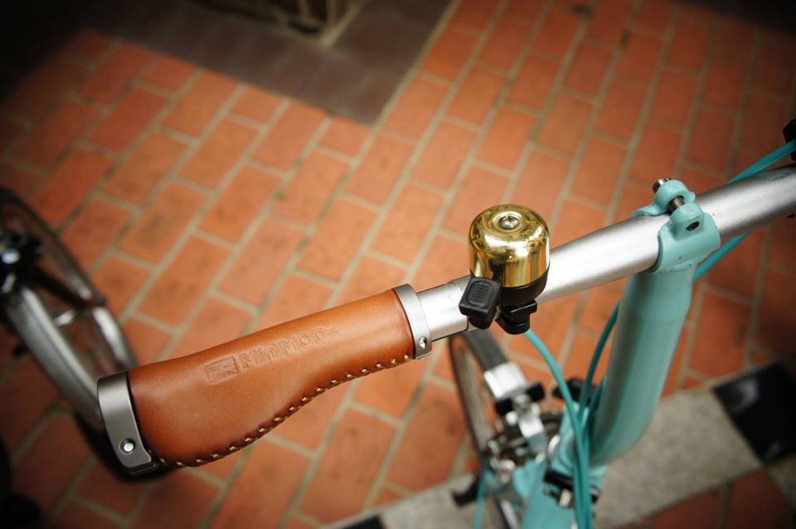 Italian Leather Ergonomic BROMPTON Grips for S type Handlebar Etsy