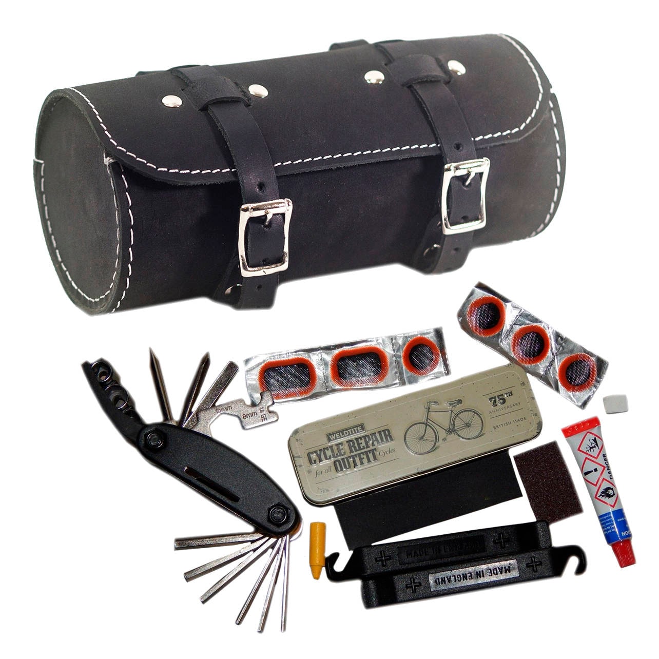 puncture repair kit saddle bag Online Sale