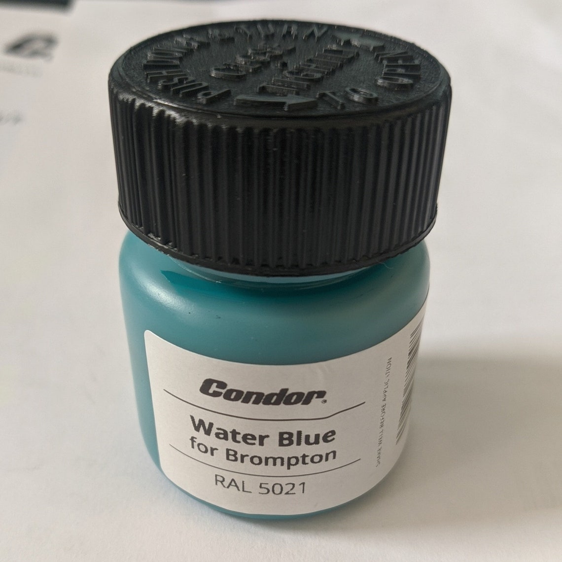 Touch Up Paint for BROMPTON Water Blue for RAL 5021 and for Etsy