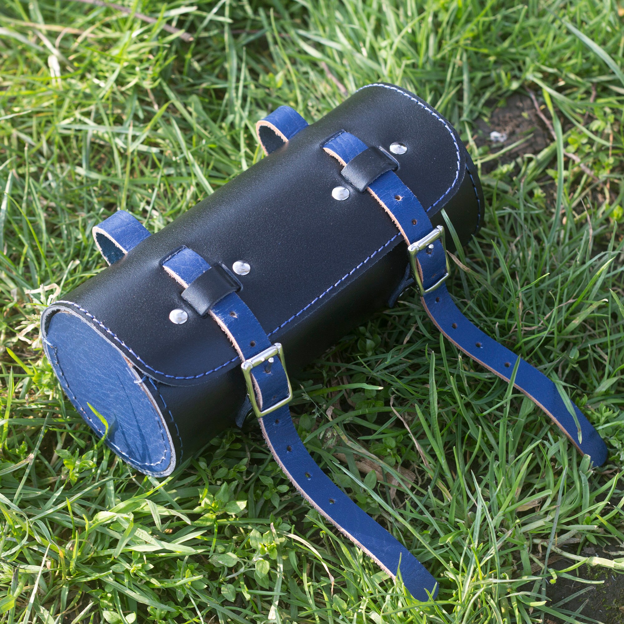 Classic Bicycle Roll Tool Bag Real Leather Seat Frame Etsy UK