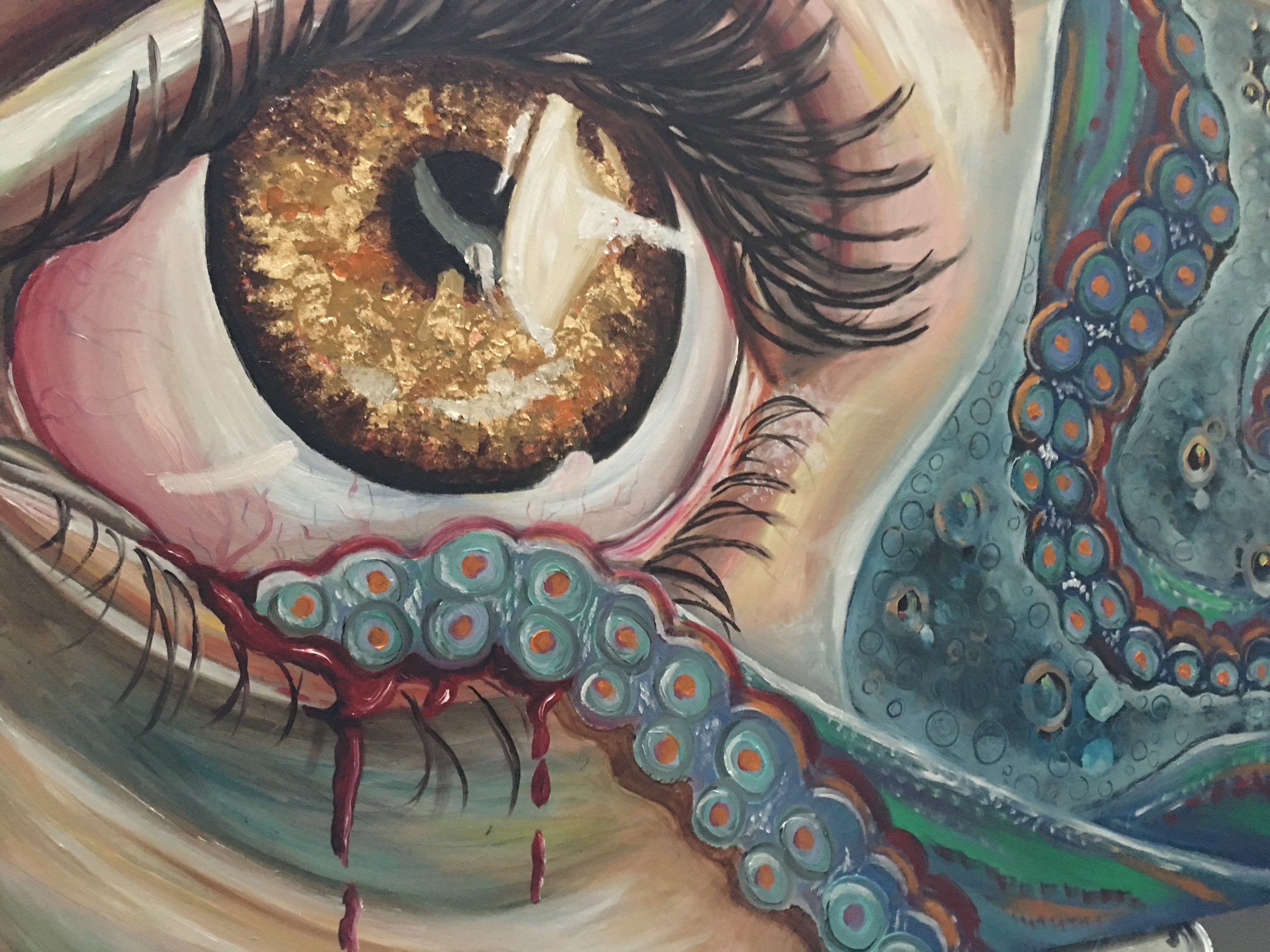 Cluster Headache ORIGINAL PAINTING Etsy