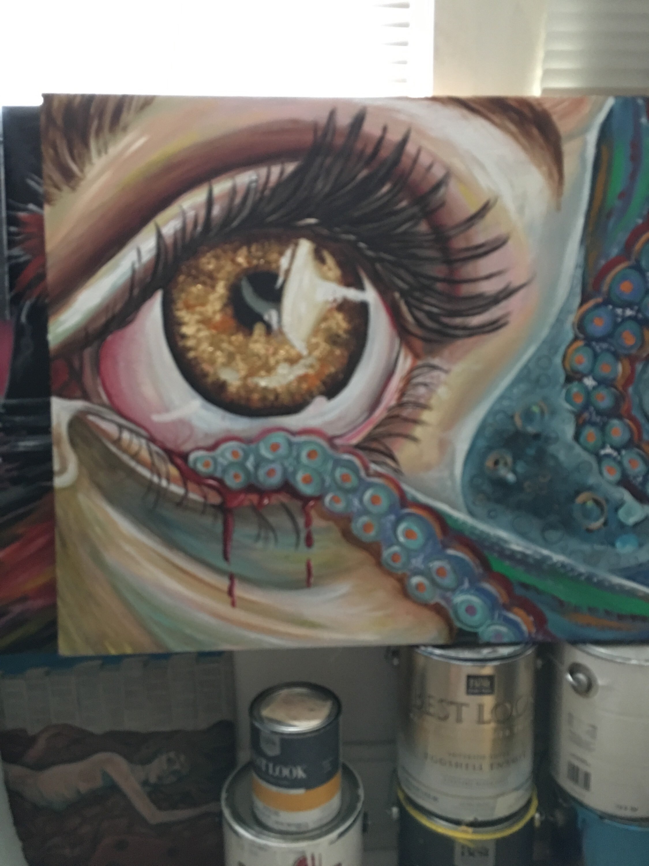 Cluster Headache ORIGINAL PAINTING Etsy