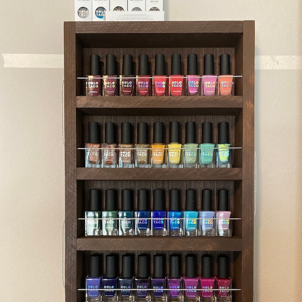 Nail Polish Rack - Etsy